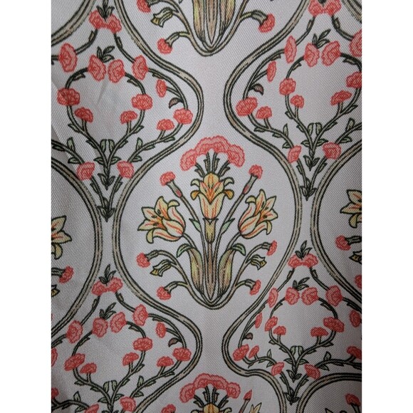 LOFT Womens Floral Maxi Shirt Dress 12 Long Sleeve Button Front Tuilerie - Picture 11 of 14